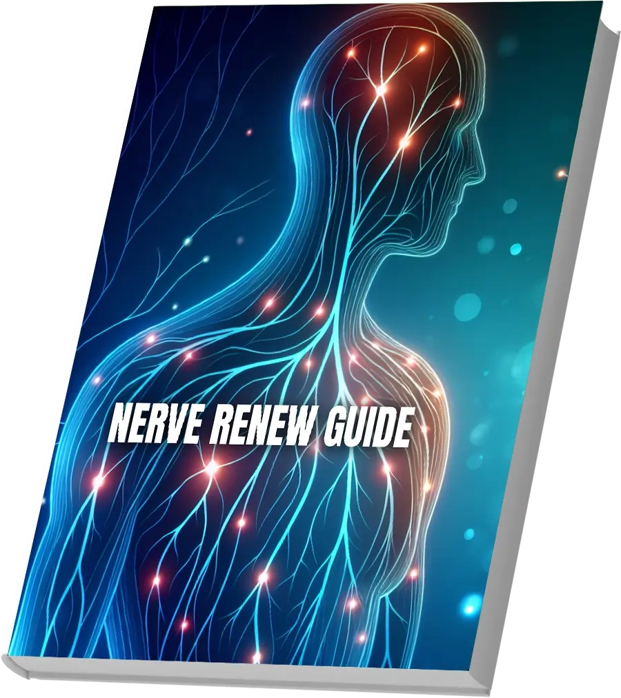 Nerve Renew Guide bonus book for Nerve Alive, containing natural nerve health smoothie recipes for sensitivity.