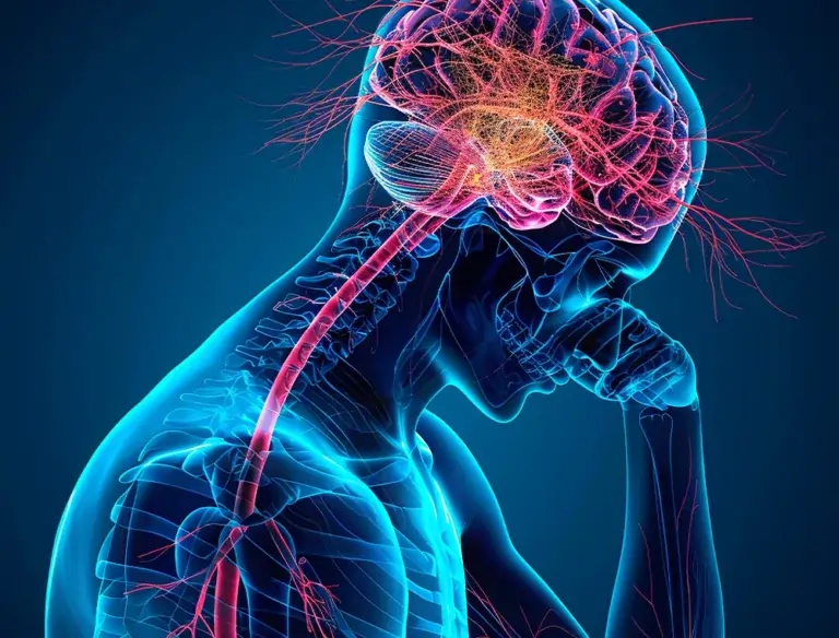 Healthy human central nervous system and brain neural pathways for optimal nerve health